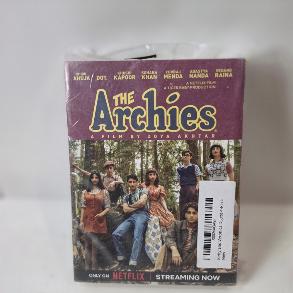 Archie Comics Jumbo Digest Lot 4 Pack Betty and Veronica New Sealed Netflix Film